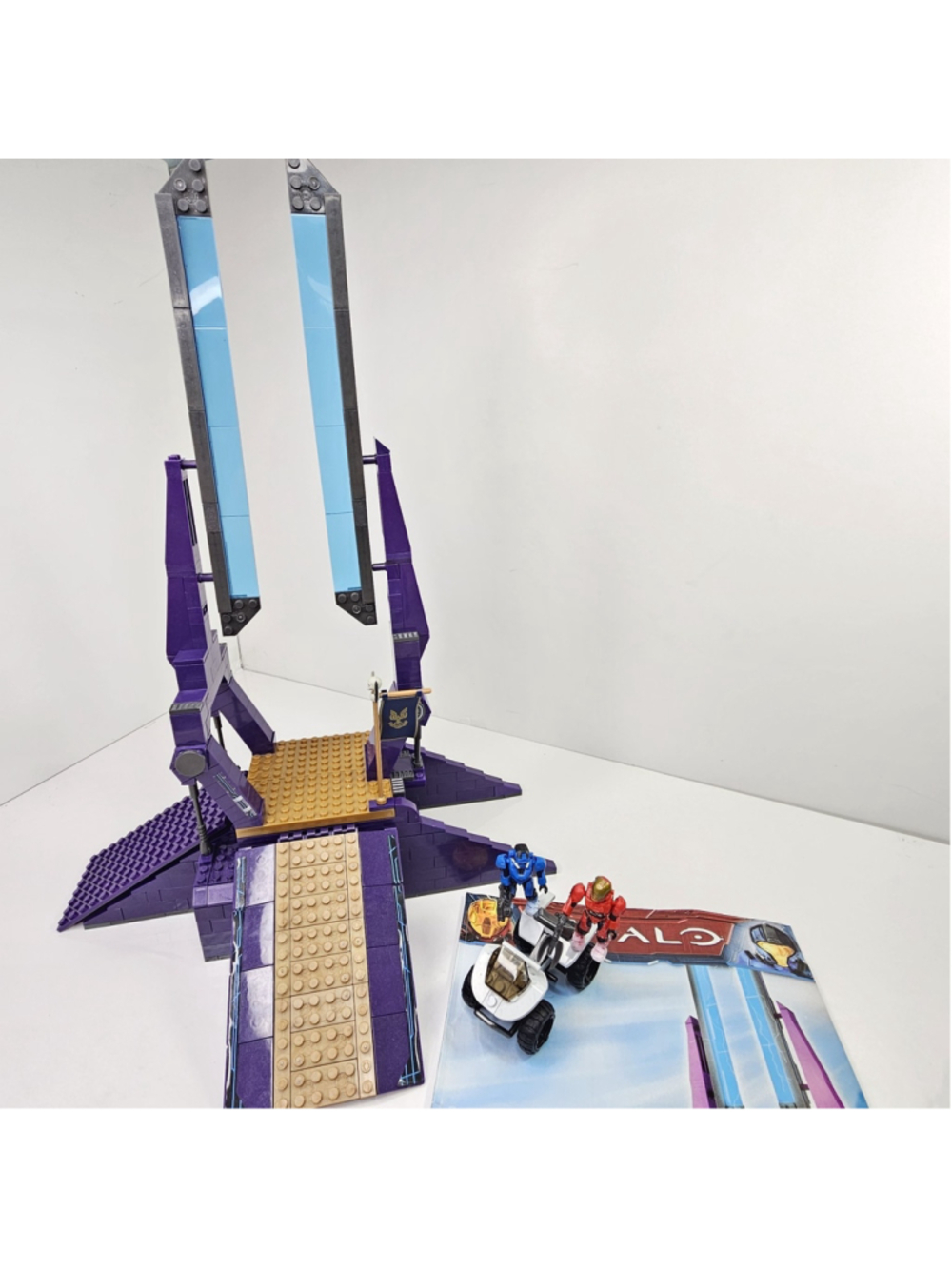 Mega Bloks 97069 Halo Versus Snowbound Highbase Target Exclusive W/ Instructions